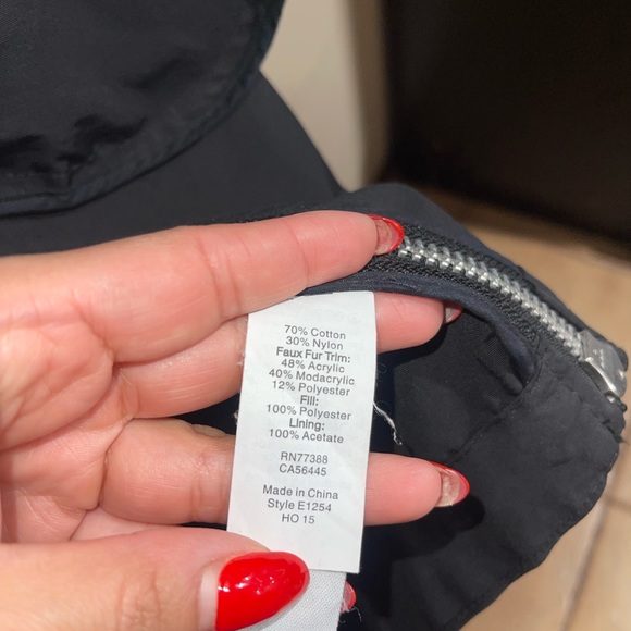 Madewell | Field Parka In Black Size: Small - Picture 4 of 4